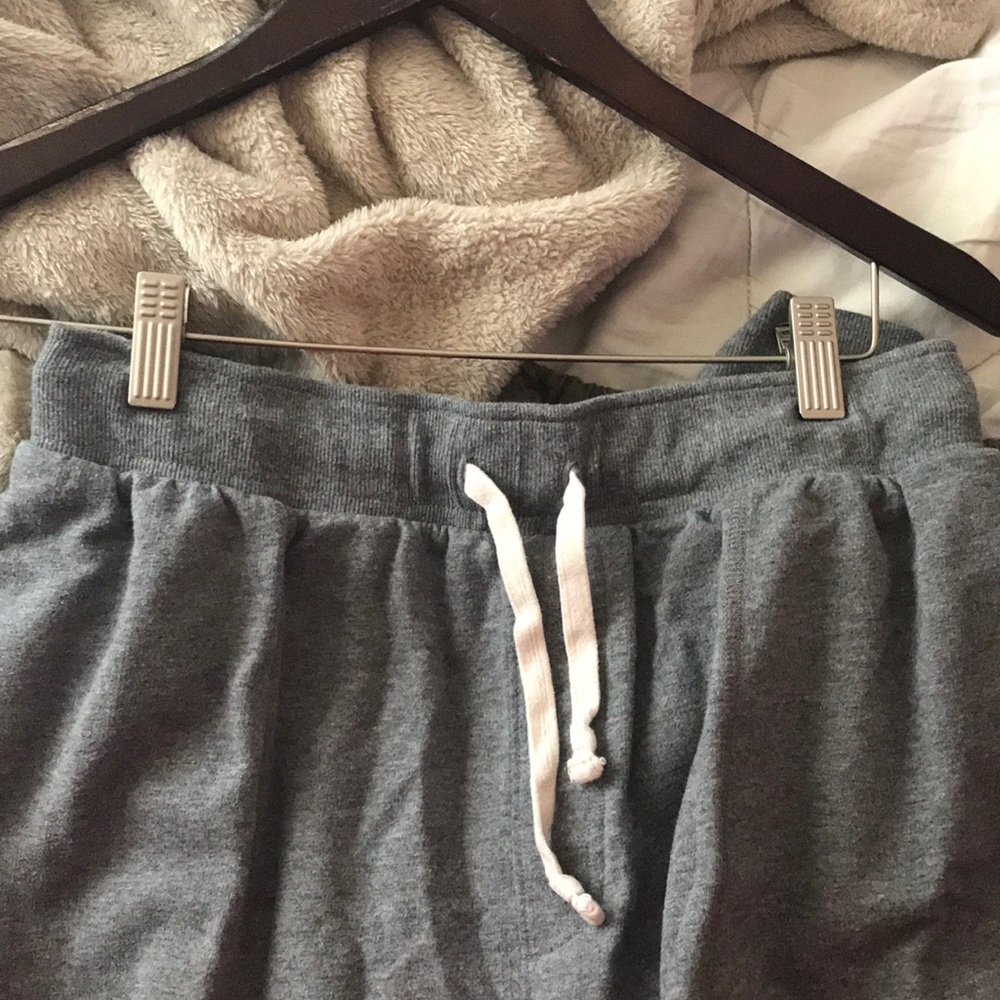 Gray joggers